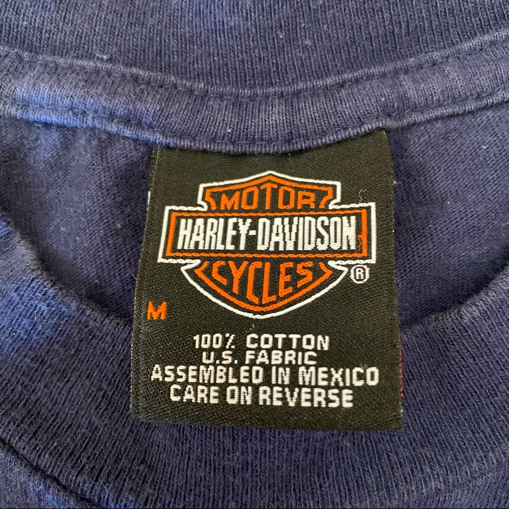 COPY - Vintage Harley Davidson Eagle on Fat Bike Tee - Picture 7 of 10